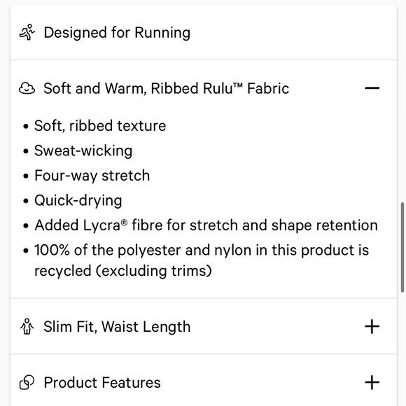 Lululemon It's Rulu Ribbed Cropped Half Zip Updated - Picture 11 of 16